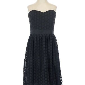 Elegant White House Black Market Strapless Dress